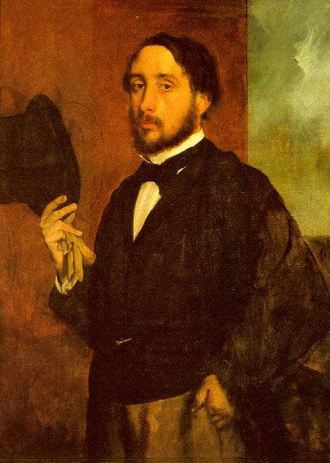 Edgar Degas Self Portrait_h oil painting image